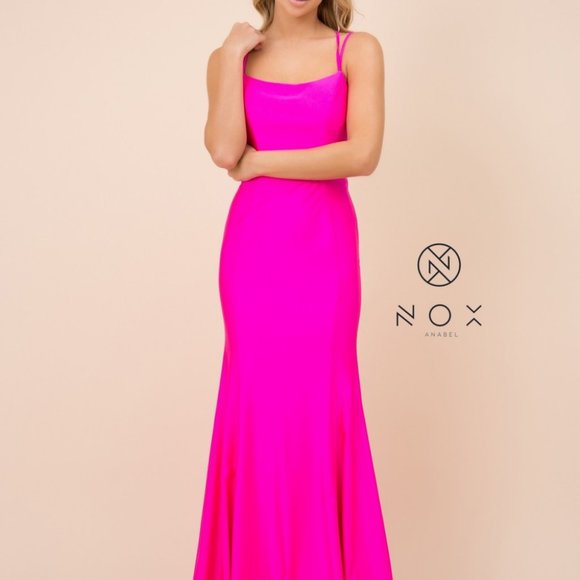 NOX Anabel Dresses & Skirts - Mermaid Fitted Dress With Open Strap Back NXC301
